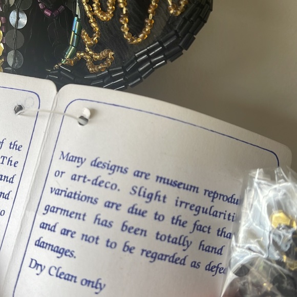 VINTAGE RARE SWEE LO 80s Christmas NYE 100% Silk Beaded Sequined Party Dress - Picture 6 of 16